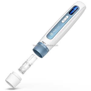 Stylo Derma <span class=keywords><strong>Pro</strong></span> à Conception Intégrée pour Thérapie de Microneedling au Sérum, <span class=keywords><strong>Dermapen</strong></span> Hydra Pen Hydrapen H5 avec Brosse Nettoyante Visage à Nano-Aiguilles - Product Image 2