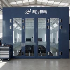 <span class=keywords><strong>Cabine</strong></span> <span class=keywords><strong>de</strong></span> <span class=keywords><strong>peinture</strong></span> <span class=keywords><strong>automobile</strong></span> grande taille certifiée CE avec chauffage électrique, aspiration intégrale du bas et intégration pulvérisation et séchage - Product Image 1