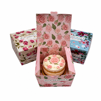 Boîte à gâteau personnalisée imprimée, en papier alimentaire, pour pâtisserie, desserts, cuisson, avec logo personnalisé, pour anniversaire, mariage, emballage cadeau