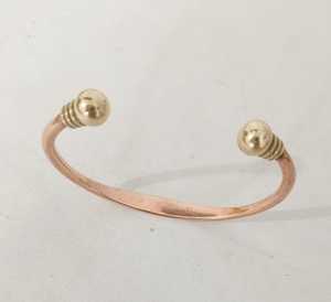 Minimalist <b>Magnetic</b> Copper Bangle With Adjustable Open Cuff Design For Men <b>Women</b> Modern Fashion And Daily Accessories - Product Image 2
