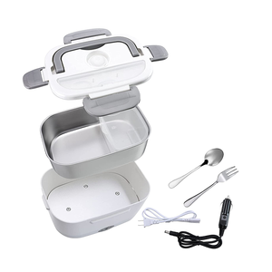 Boîte à lunch chauffante électrique en acier inoxydable, conteneur alimentaire portable <span class=keywords><strong>pour</strong></span> enfants, <span class=keywords><strong>thermos</strong></span>, boîte bento, capacité de 1,5 L <span class=keywords><strong>pour</strong></span> la maison, le bureau, la voiture - Product Image 2