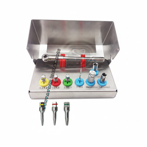 Kit de extracción de implantes dentales Kit de eliminación de implantes rotos de logotipo personalizado y color 8 piezas con estuche CE instrumentos de implantes dentales - Product Image 1