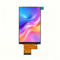 Layar LCD TFT 4,3 Inci 480x800 Antarmuka SPI+RGB Kecerahan Tinggi 350 Nits Modul LCD Layar IPS Industri ST7701S