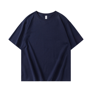 เสื้อยืดเปล่า QUATU แฟชั่น สกรีนโลโก้ได้ เสื้อยืดคุณภาพสูง 240 กรัม ทรงโอเวอร์ไซส์ เสื้อ Pro Club หนานุ่ม - Product Image 2