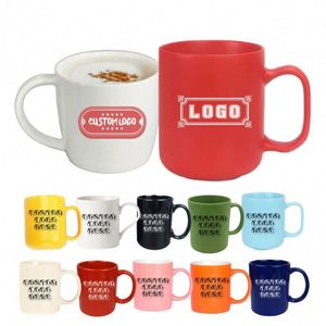 Taza de Porcelana Decorada Colorida, Taza de Café de Cerámica de 15 oz, Taza de Cerámica Personalizada - Product Image 1