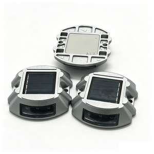 Luz Solar para Señalización Vial, Marcador Reflectante LED de Doble Cara, Tipo Ojo de Gato, para Exteriores - Product Image 1