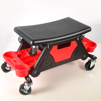 Laveuse de voiture mobile sur roulettes avec plateaux de rangement pour mécaniciens et professionnels de la detailing