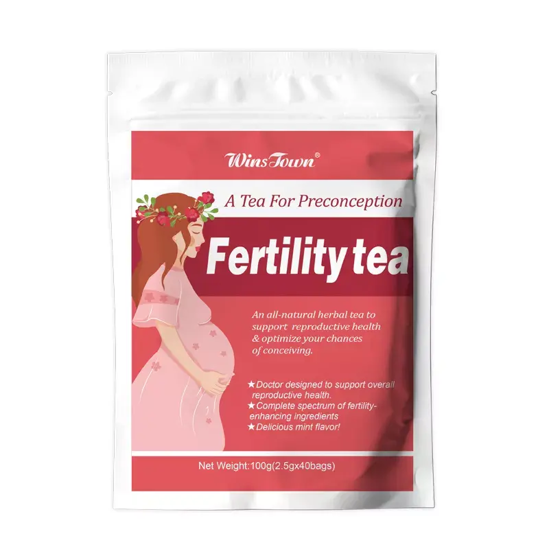 30 Teabag of Natural Herb Women Fertility Tea for Baby Maker with Customize Label on The Plastic Bag