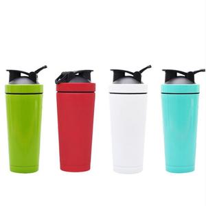 18/8 304 500ML 750ml Single Wall Stainless Steel Protein <strong>Shaker</strong> Bottle Custom With Scale - Product Image 1