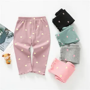 Wholesale Fashion Solid Girls Pants Children Kids Legging Girls Baby Leggings