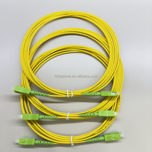 สายแพทช์คอร์ดแบบ Single-Mode SC/APC LSZH สีเหลือง สำหรับเครื่องแปลงสัญญาณออปติคอล CATV สายเคเบิลสื่อสารไฟเบอร์เดี่ยว - Product Image 5