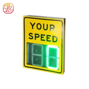 Radar di misurazione della velocità Display a LED segnale di istantanea intelligente per esterno velocità limite di velocità rilevatore radar - Product Image 6
