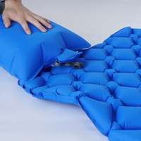 Matelas gonflable rectangulaire en TPU ultra-léger et résistant à l'humidité, 5 cm d'épaisseur, pour pique-nique, camping et équipement de plein air