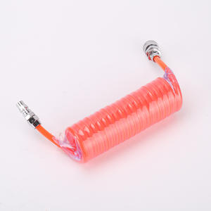 Tuyau spiralé en PU 8/10/12 mm pour compresseur d'air, conduit d'air télescopique avec connecteur, outils pneumatiques - Product Image 4