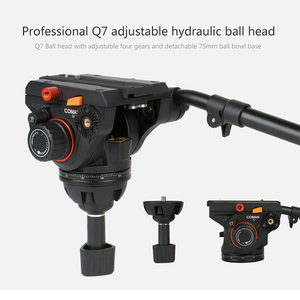 <span class=keywords><strong>Coman</strong></span> Nuevos Productos Kit de trípode de vídeo Df26q7 para cámara Nikon Dslr - Product Image 3