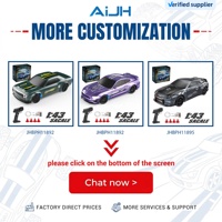 Voiture RC miniature AiJH, drift, entièrement proportionnelle, échelle 1:43, voiture RC de drift, commande proportionnelle de l'accélérateur et de la direction, jouets de voiture RC, directement de l'usine.