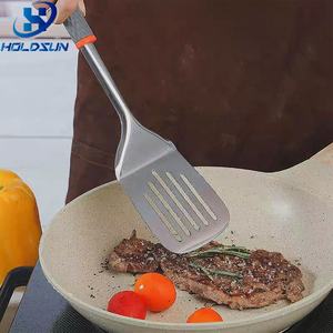 ไม้พายทำ<span class=keywords><strong>อาหาร</strong></span><span class=keywords><strong>ปลา</strong></span>สเตนเลสมีด้ามจับซิลิโคนกันลื่นทนทานสำหรับใช้ในครัวในบ้าน - Product Image 3