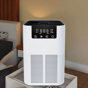 便携式发光二极管触摸屏空气净化器家用儿童宠物活性炭过滤器真<span class=keywords><strong>HEPA</strong></span>扩散器电动空气净化器 - Product Image 5