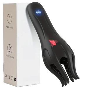 Potente Vibratore <span class=keywords><strong>per</strong></span> Allenamento del Glande Maschile, Masturbatore Morbido <span class=keywords><strong>per</strong></span> Prolungare la Resistenza, <span class=keywords><strong>Massaggiatore</strong></span> <span class=keywords><strong>per</strong></span> Masturbazione Maschile e Femminile - Product Image 1