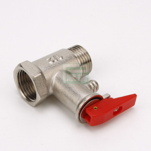 Solar Water Heater Safety Valve 1/2 In Threaded Metal <b>Seal</b> Vertical Mount Water Media - Product Image 3