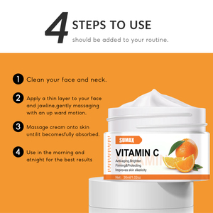 Suamx Orange Vitamin C Krim Wajah penggunaan sehari-hari <span class=keywords><strong>Anti</strong></span> Penuaan untuk Kulit Wajah 30ml - Product Image 3
