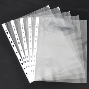 Protège-documents en PVC transparent format A4, durables, à 11 trous, pour projets scolaires et portefeuilles d'étudiants (vente en gros) - Product Image 6