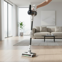 Aspirateur à main 36V haute aspiration sans fil avec lumière LED pour le nettoyage des sols et des tapis à la maison