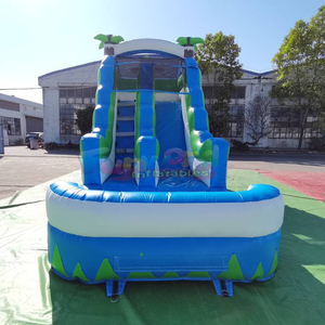 Tobogán acuático inflable comercial para niños, para fiestas en el patio trasero, tipo océano. - Product Image 2