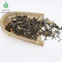 Harga Pabrik Teh Hijau Jasmine Fermentasi Cina Daun Teh Segar Kukus untuk Grosir Massal Label Pribadi