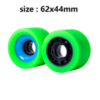 Roue Quad Skate Intérieur 62x44mm Couleur Verte 95A