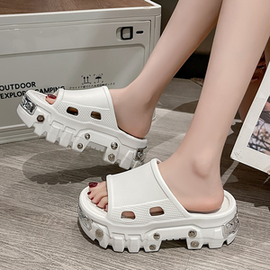 Nuevas Sandalias de Lujo para Mujer 2025 Diseño París con Plataforma de Cuña para Aumentar Altura Suela Antideslizante Verano Suaves y Transpirables - Product Image 3