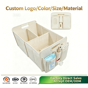 Organizador de Pañales Plegable Personalizado para Bebé, Organizador de Maletero de Gran Capacidad para Automóvil y Estación de Cambio de Pañales - Product Image 1