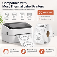 Autocollant d'emballage circulaire personnalisé pour marque de boulangerie, impression de logo, autocollant en vinyle auto-adhésif, imperméable, étiquette ronde pour sceller les aliments, rouleau d'autocollants