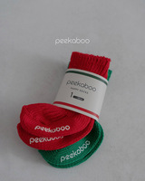 Ensemble de chaussettes pour bébé Peekaboo, deux couleurs, tricotées, respirantes, douces, 80% coton, avec semelle antidérapante pour nouveau-nés, tout-petits, enfants, usage intérieur