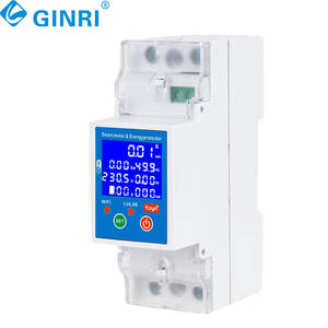 Nouveau 80A Tuya WIFI AC80-300V intelligent sur sous-tension protecteur interrupteur énergie kWh mètre pour la maison <span class=keywords><strong>Holtel</strong></span> - Product Image 2