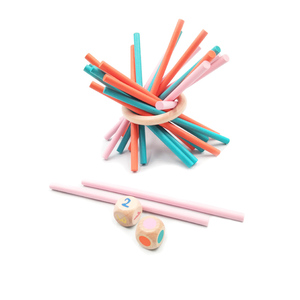Gioco di Equilibrio Montessori per Bambini con Bastoncini Colorati, Set di Bastoncini in Legno per Attività e <span class=keywords><strong>Giochi</strong></span> Educativi - Product Image 2