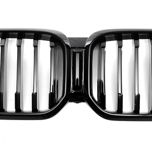 Parrilla Negra Brillante de Una Sola Línea para BMW X3 G01, Modelos 2022-2024, Pieza de Mejora para Parachoques Delantero - Product Image 4