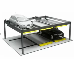Apparecchiature per garage auto multipiano con piattaforma di parcheggio a motore