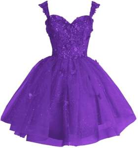 Vestidos <span class=keywords><strong>de</strong></span> Graduación <span class=keywords><strong>de</strong></span> Tul Cortos <span class=keywords><strong>para</strong></span> <span class=keywords><strong>Adolescentes</strong></span> con Hombros Descubiertos y Aplicaciones <span class=keywords><strong>de</strong></span> Encaje Brillantes <span class=keywords><strong>para</strong></span> Cóctel - Product Image 3