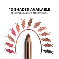 Crayon à lèvres waterproof en gros, crémeux, longue tenue, haute pigmentation, anti-bavures, avec taille-crayon, marque privée, logo personnalisé, OEM