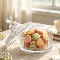 Diffuseur de bougie en verre de haute qualité avec couvercle, style tente mongole, fait main, pour bougies DIY