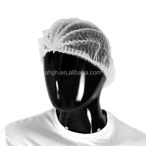 Cubierta de cabeza <span class=keywords><strong>el</strong></span>ástica simple o doble de 24 pulgadas <span class=keywords><strong>para</strong></span> servicio de comida, <span class=keywords><strong>cocina</strong></span>, <span class=keywords><strong>redecilla</strong></span> bouffant plisada <span class=keywords><strong>para</strong></span> habitación limpia - Product Image 2