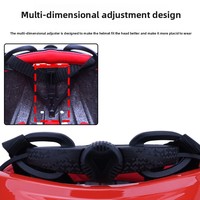 Casque de patinage de vitesse sur glace pour piste courte, coque PC, moulage monobloc EPS, lentille magnétique réglable, vente en gros