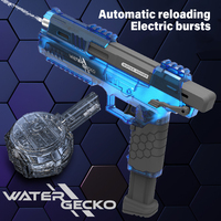 Nouveauté : Jeu de tir en plein air, jouet électronique pour enfants, pistolet à eau électrique transparent, plastique ABS durable, EN71