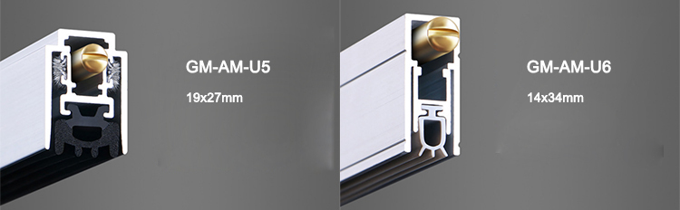 Regular Concealed Automatic Door Bottom with Silicone Bulb Seal