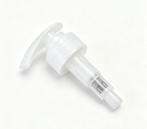 Dispensador de plástico con bomba de bloqueo izquierda/derecha antivuelco para jabón de manos, loción corporal y botellas de cosméticos. - Product Image 2