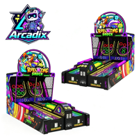 Nouvelle Machine de Bowling d'Arcade à Monnayeur avec Balle Choc, 2 Joueurs, pour Enfants, Récompense, Idéale pour Centres Commerciaux et Parcs d'Attractions