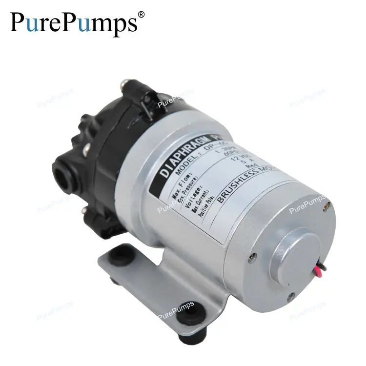 mini 60psi high pressure DC brushless motor reverse osmosis water facility automatic diaphragm booster pump