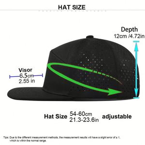 Casquette de baseball trucker OEM personnalisée, imperméable, 6 panneaux, respirante, perforée au laser, style Melin Hydro - Product Image 3