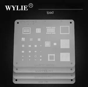 ชุดอุปกรณ์รีบอลลิ่งแบบสเตนซิล Wylie BGA สำหรับ <span class=keywords><strong>iPad</strong></span> 1/2/3/4/5/6 Air/Air2 <span class=keywords><strong>Pro</strong></span> 9.7/10.5/<span class=keywords><strong>12.9</strong></span>/Mini CPU RAM Power <span class=keywords><strong>WiFi</strong></span> IC ชิป เครื่องมือซ่อมแซม - Product Image 1